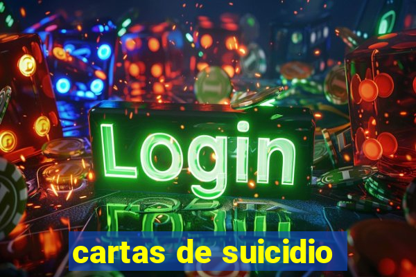 cartas de suicidio